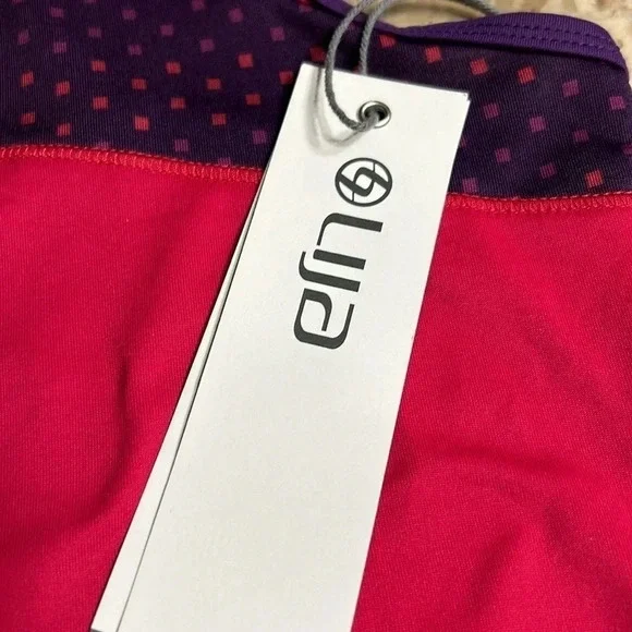 LIJA cami tank top activewear, racer back.Sleeveless , colorful ,sheer shoulder - Picture 9 of 15